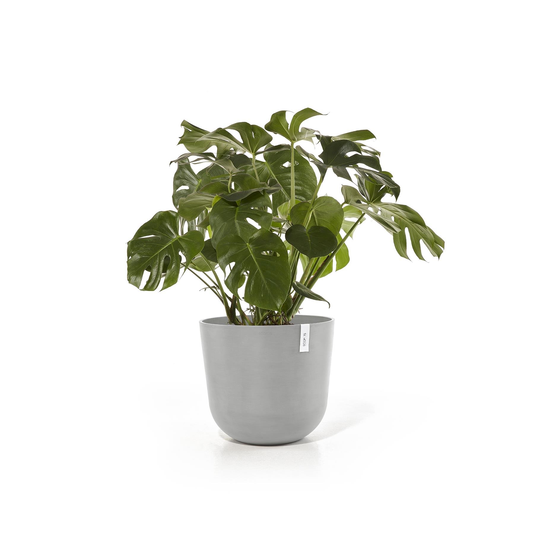 Ecopots Oslo Bloempot Ø 55 cm - Witgrijs