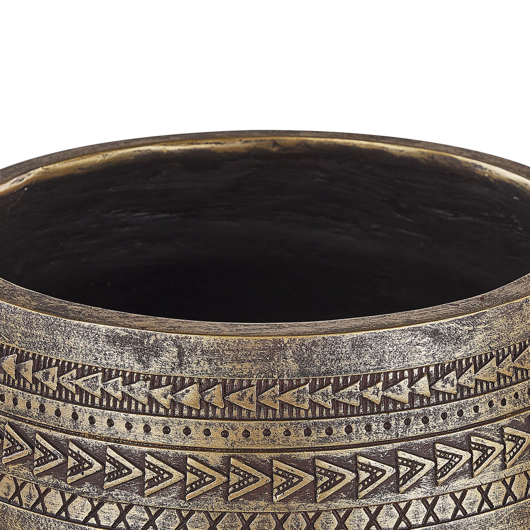 Beliani - VARDIANI - Plantenbak - Goud - 50 cm - Magnesiumoxide