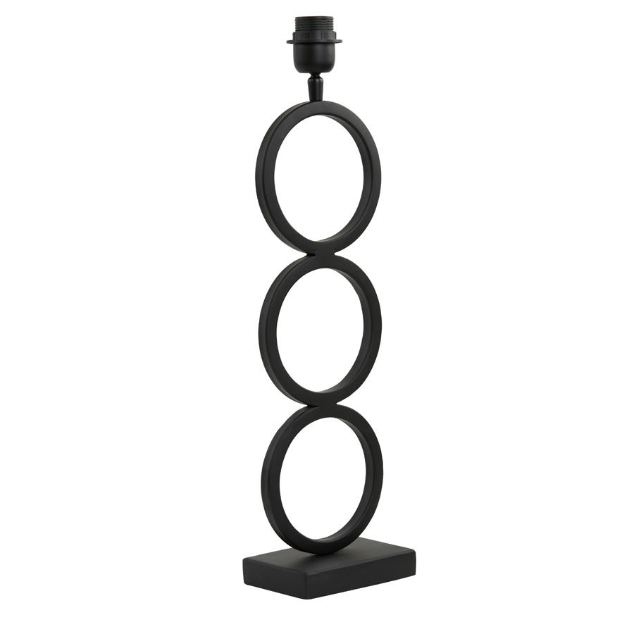 Light & Living - Lampvoet STELIOS - 15x10x51cm - Zwart