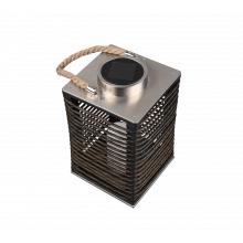 Reality Santana Tafellamp Solar IP44 Schemering Sensor Zwart