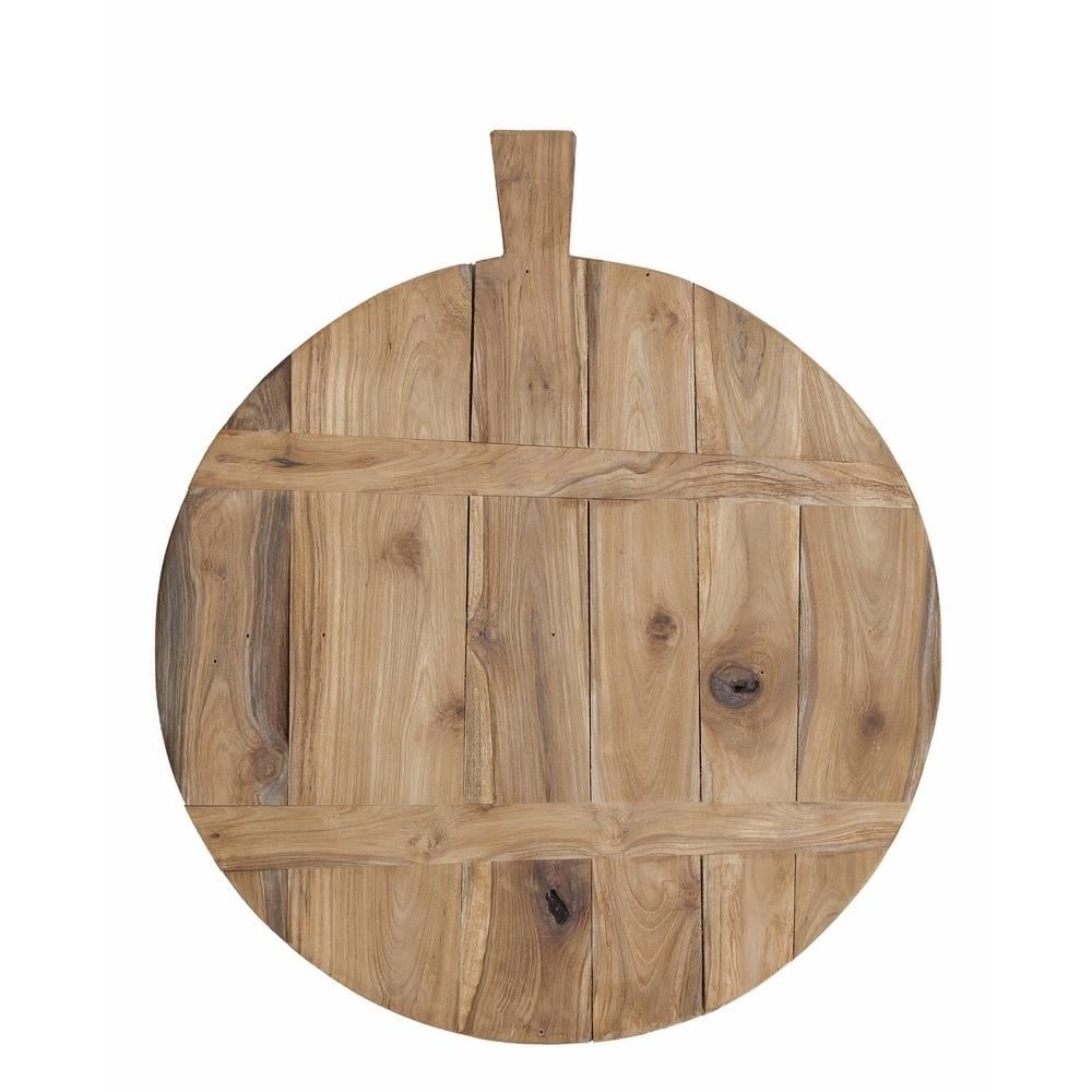 HKliving Broodplank teak Ø 50 cm