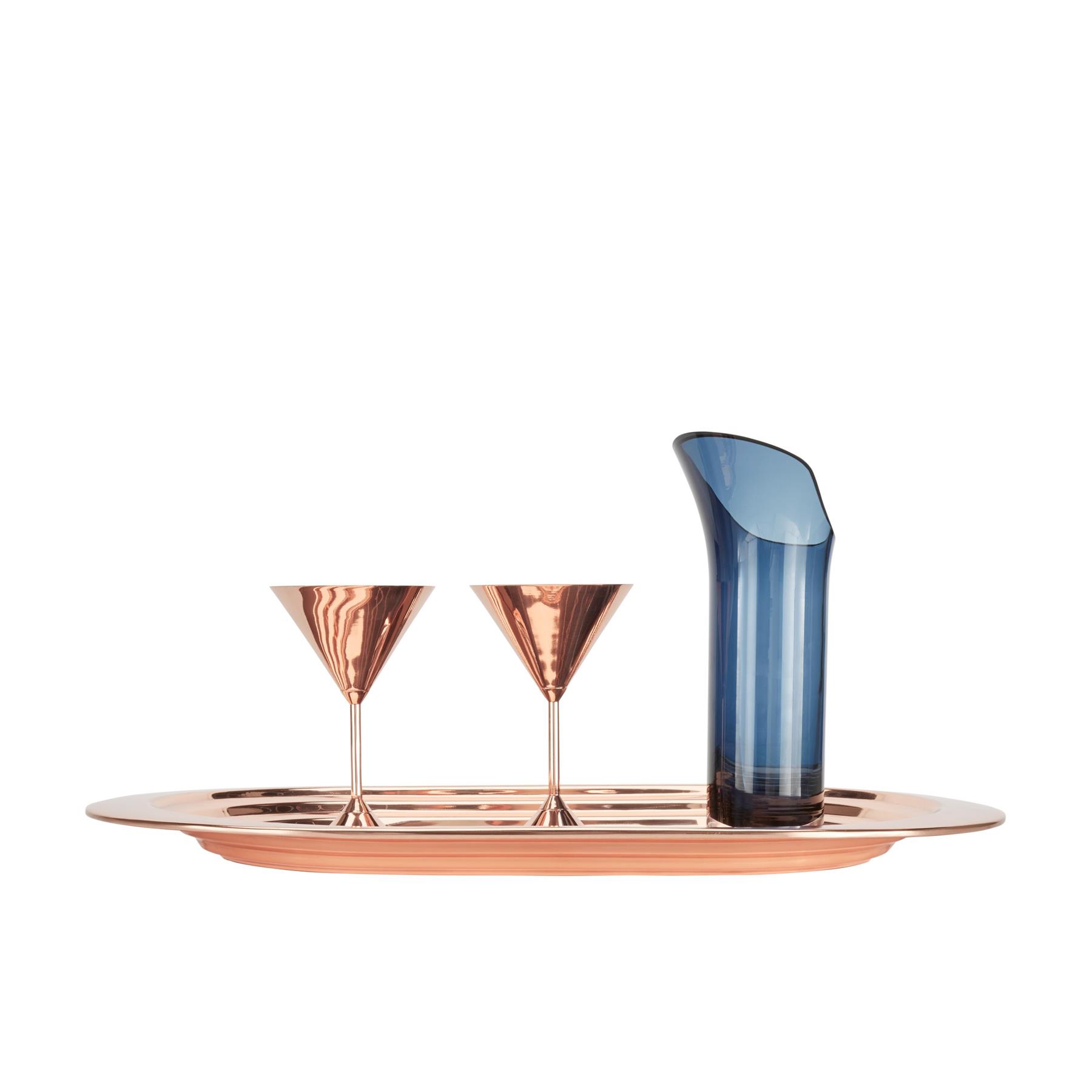 Tom Dixon Plum Martini glas set van 2