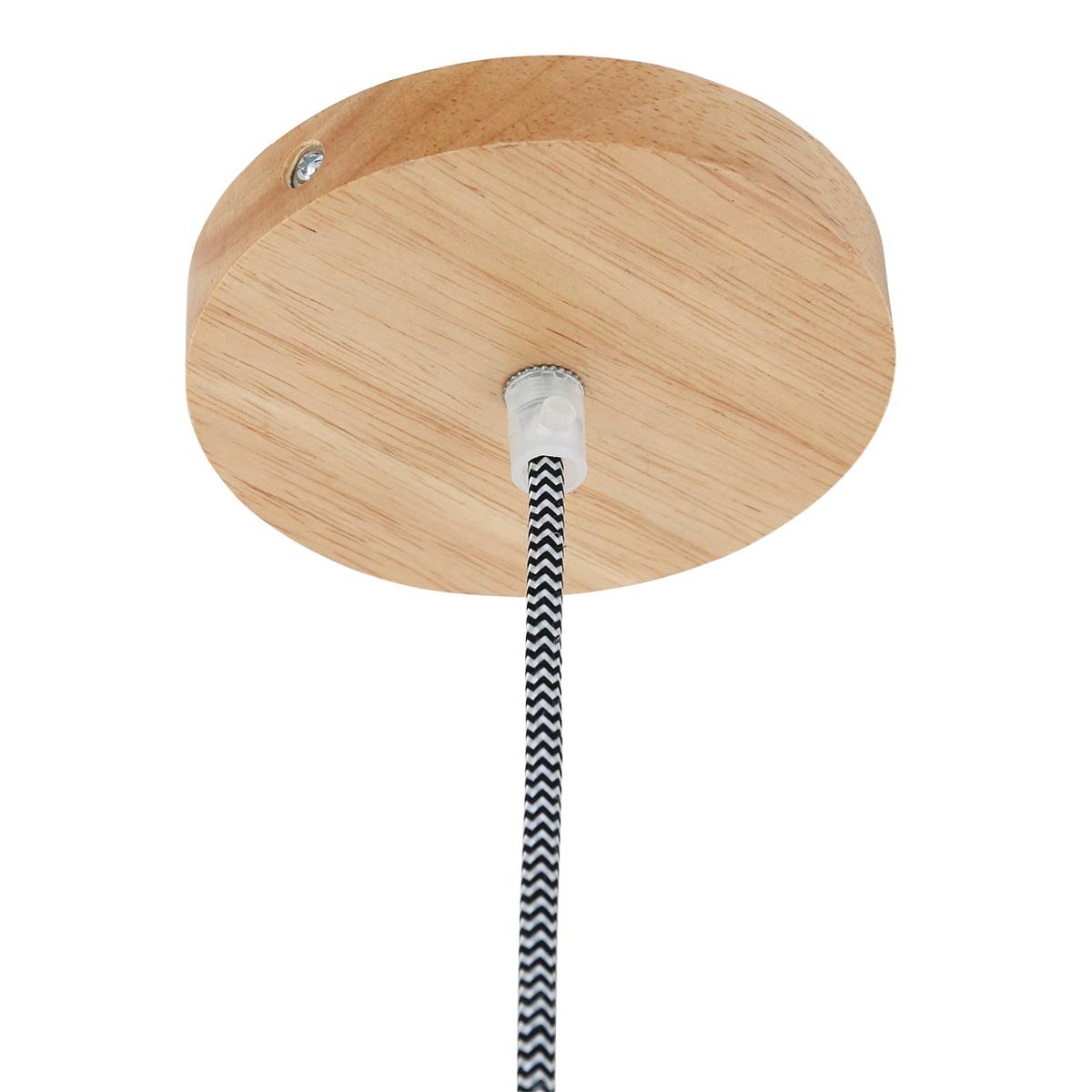 Steinhauer - hanglamp - Smukt - naturel - hout - Ø 50cm - E27 - 2697BE