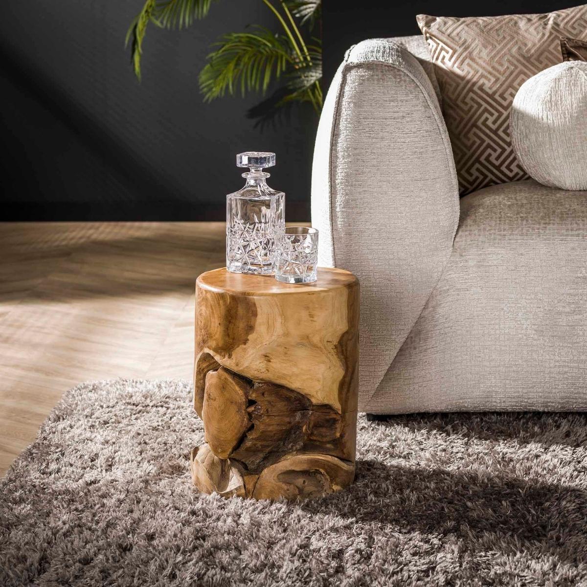 Fraaai - Pála ronde bijzettafel - Ø30 cm - naturel