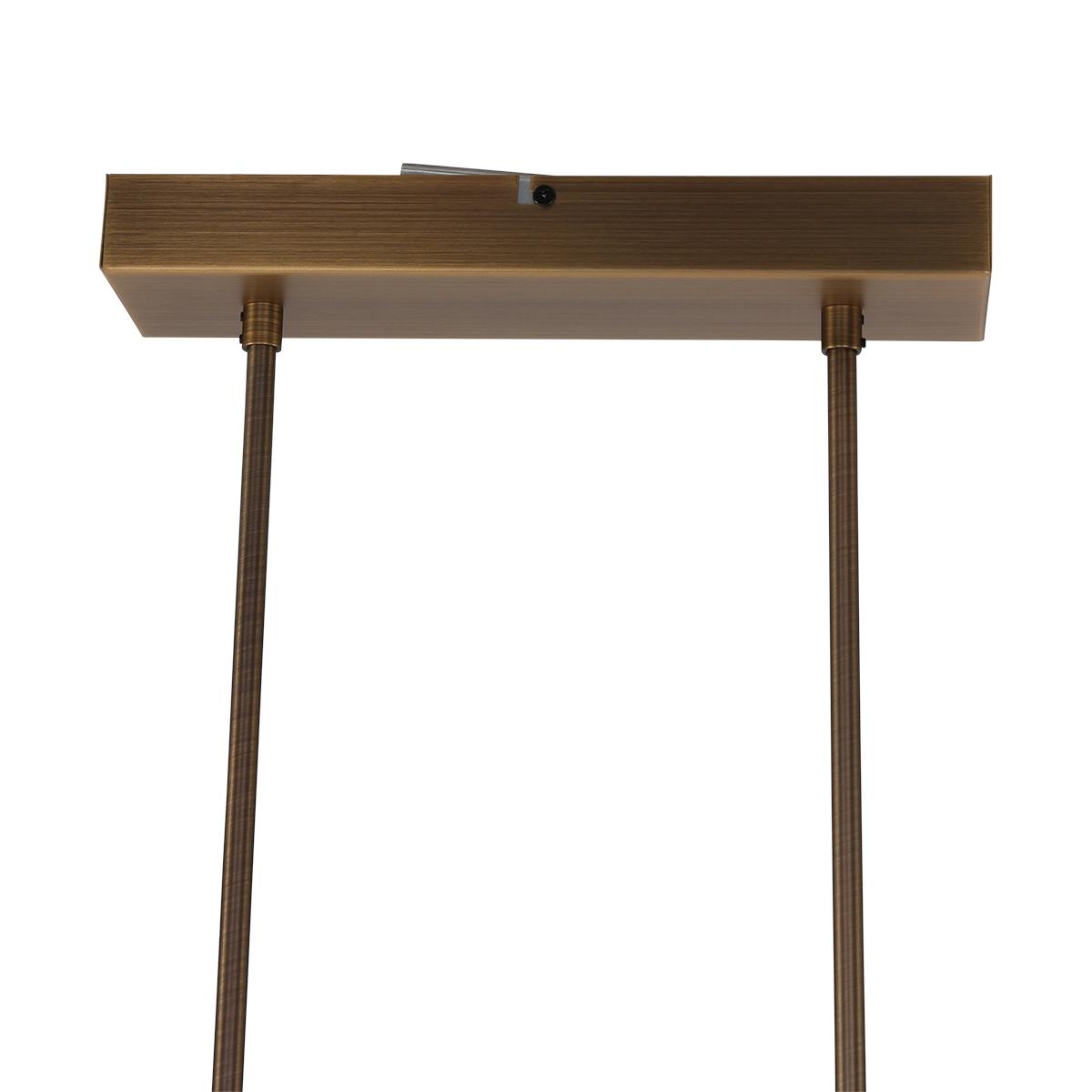 Steinhauer - hanglamp - Zelena LED - brons - kunststof metaal - design lamp - LED - 1482BR