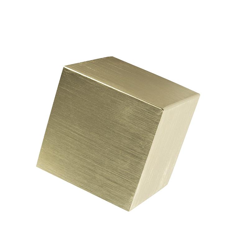 QAZQA Moderne wandlamp goud met lichteffect - Cube