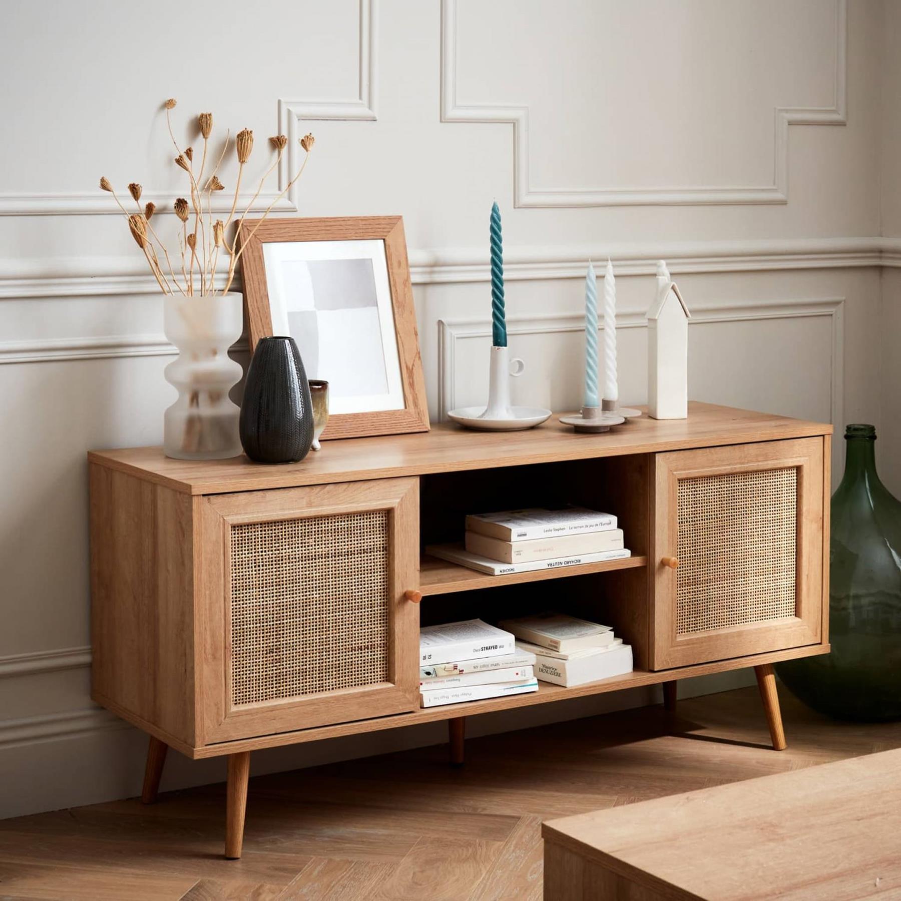 sweeek - Tv-meubel, bohème, 120x39x56.5cm