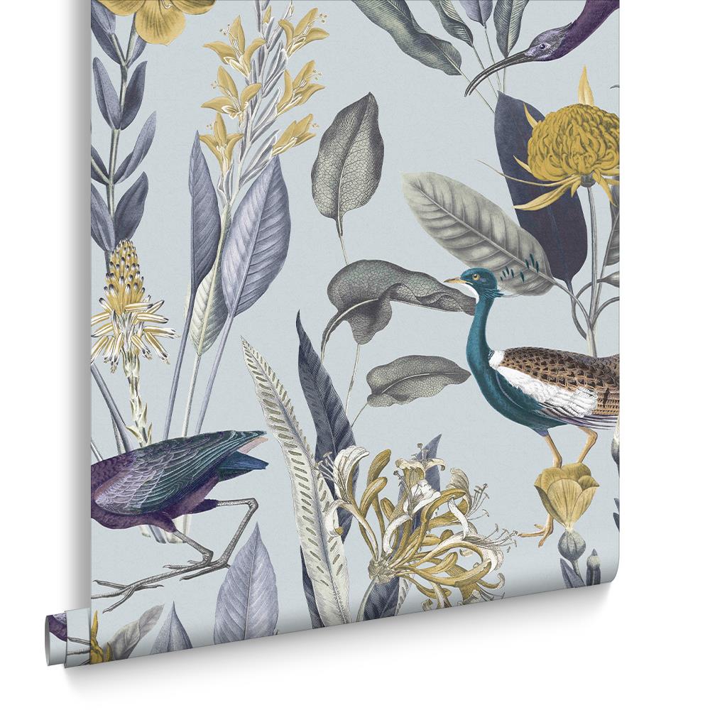 Graham & Brown vliesbehang Glasshouse Soft Grey grijs