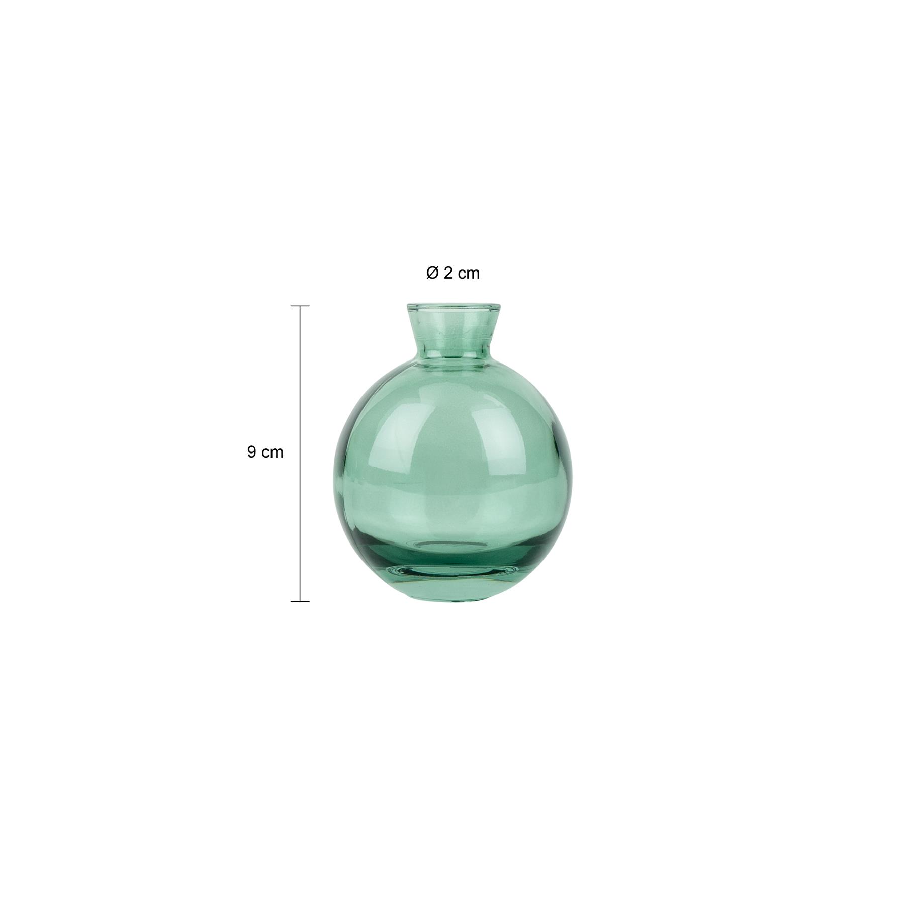 QUVIO Vazen set van 3 - Glas - Groen
