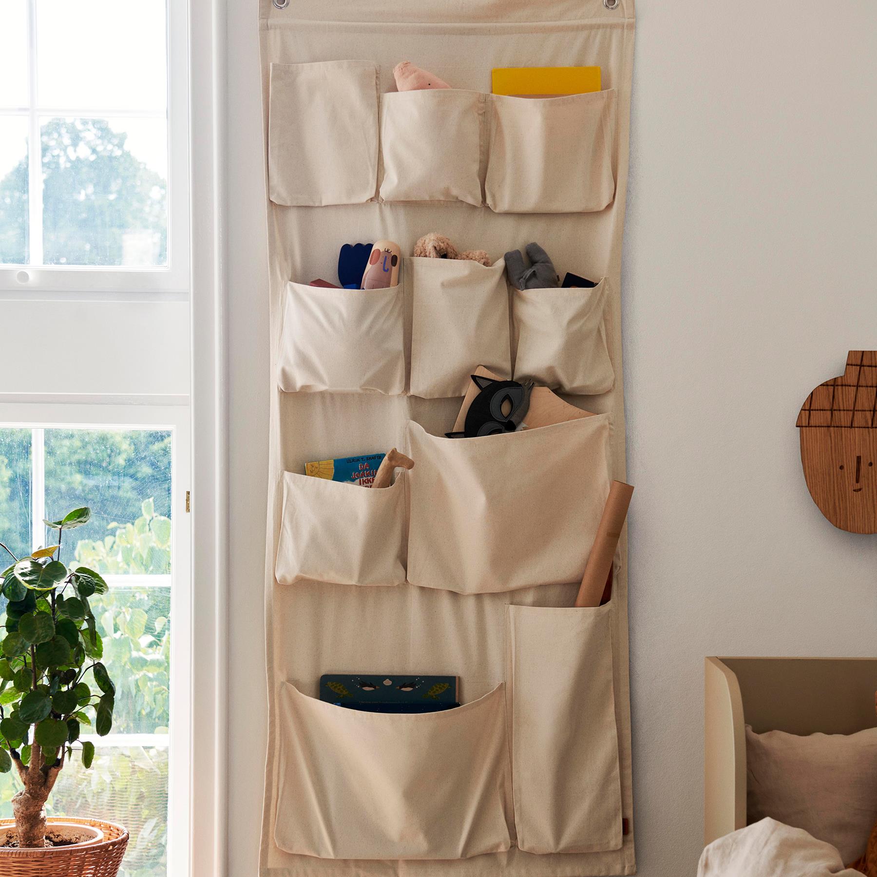 ferm LIVING Canvas Wandopberger - XL