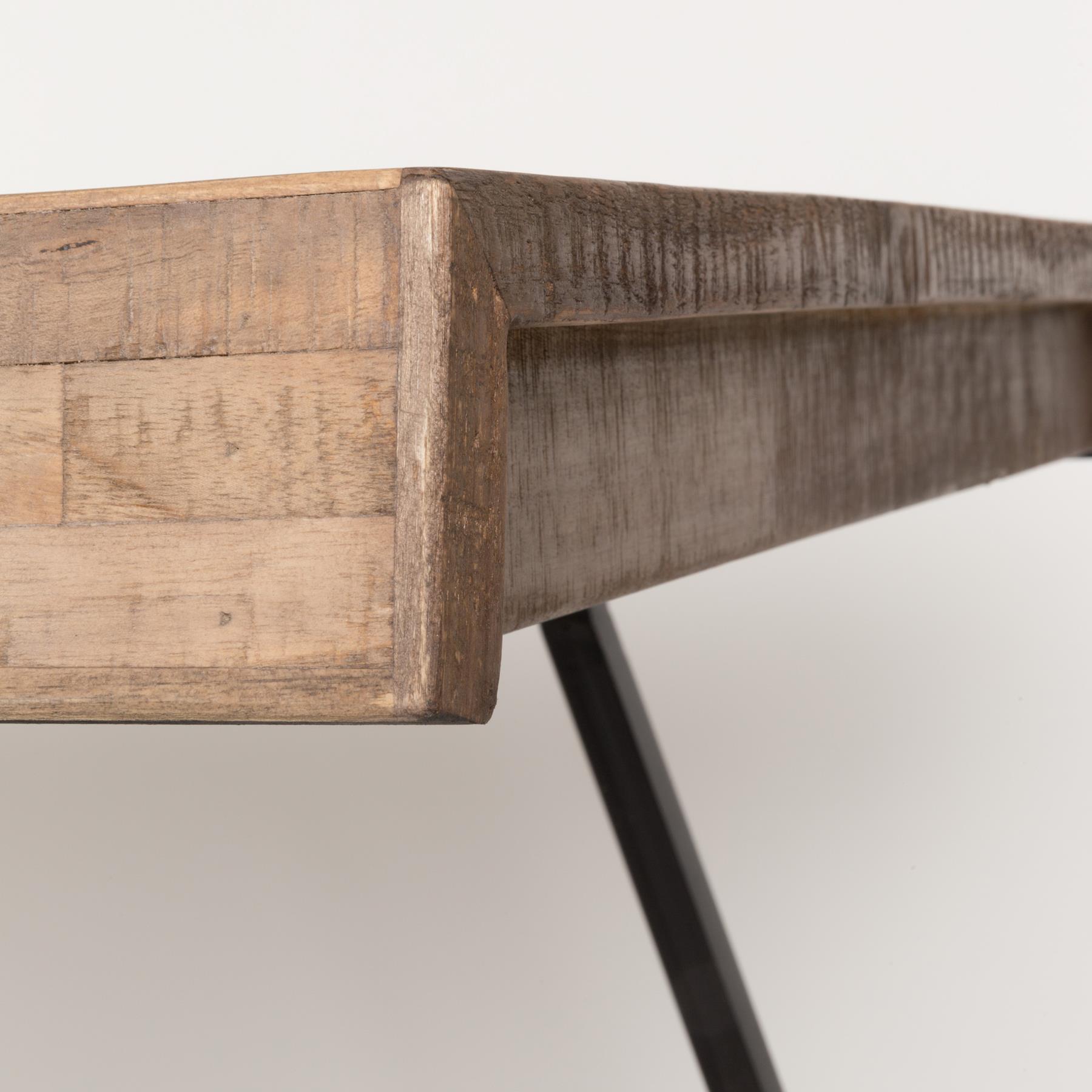 by fonQ  Tygo Eettafel - 160 x 78 cm - Bruin 