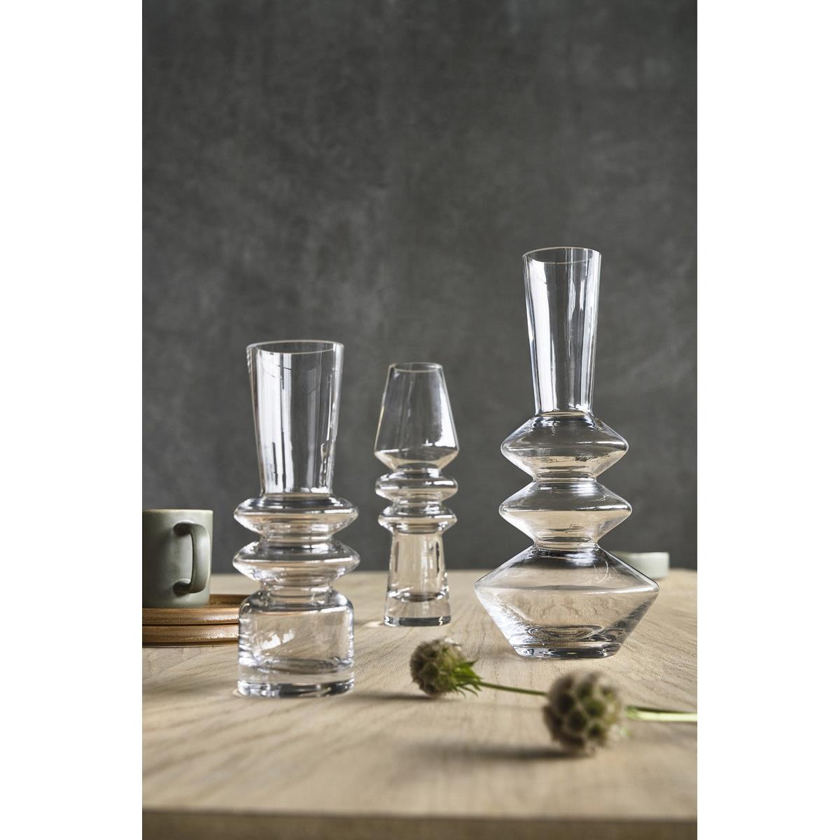Villa Collection Trio glazen vaas - 14 x 30,5 cm