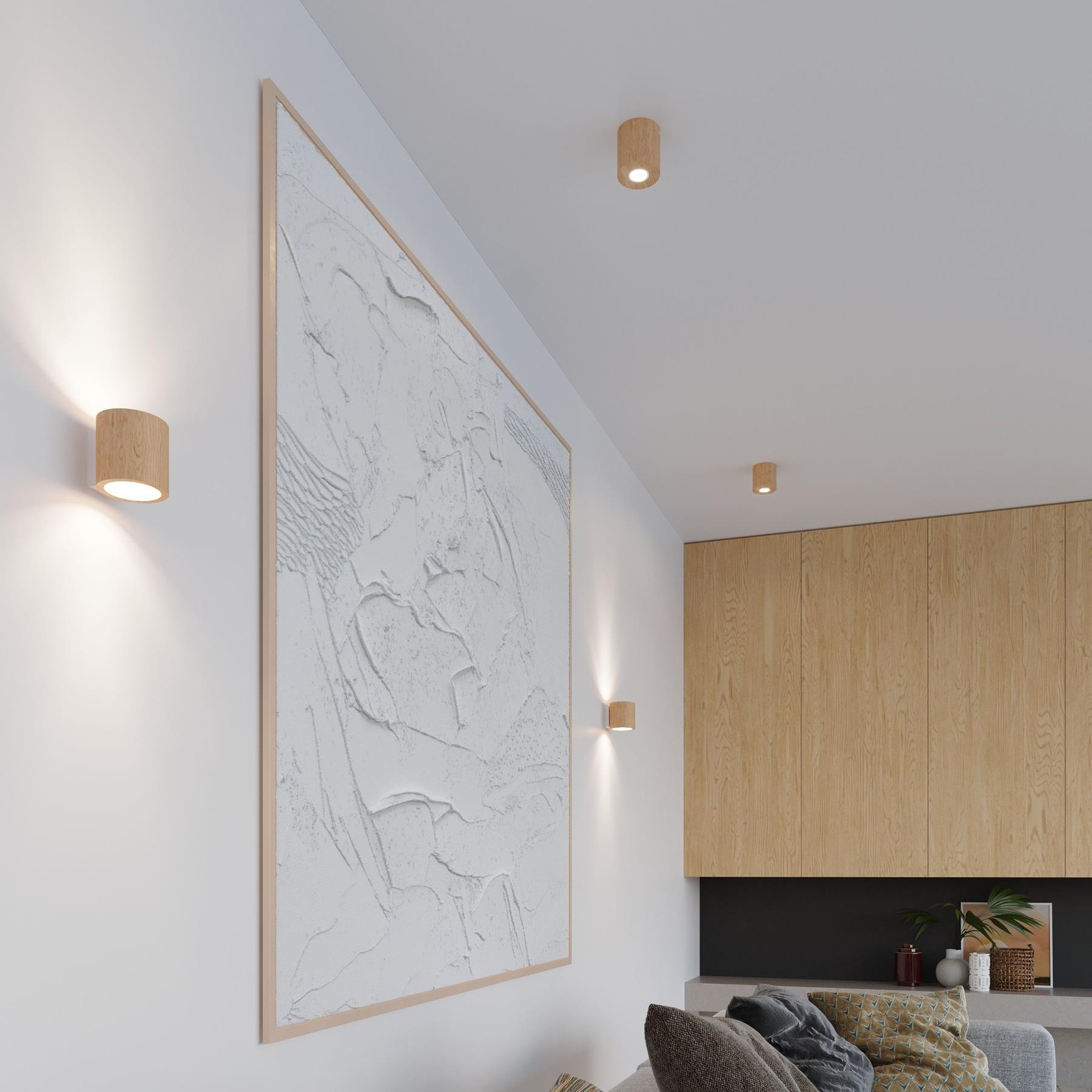 Sollux Plafondlamp Orbis hout