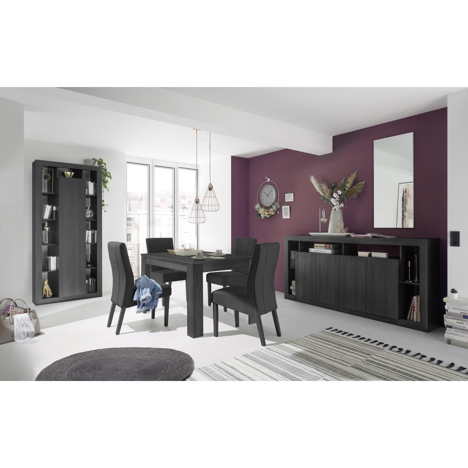 Benvenuto Design Rimini Dressoir 4-Deuren Zwart