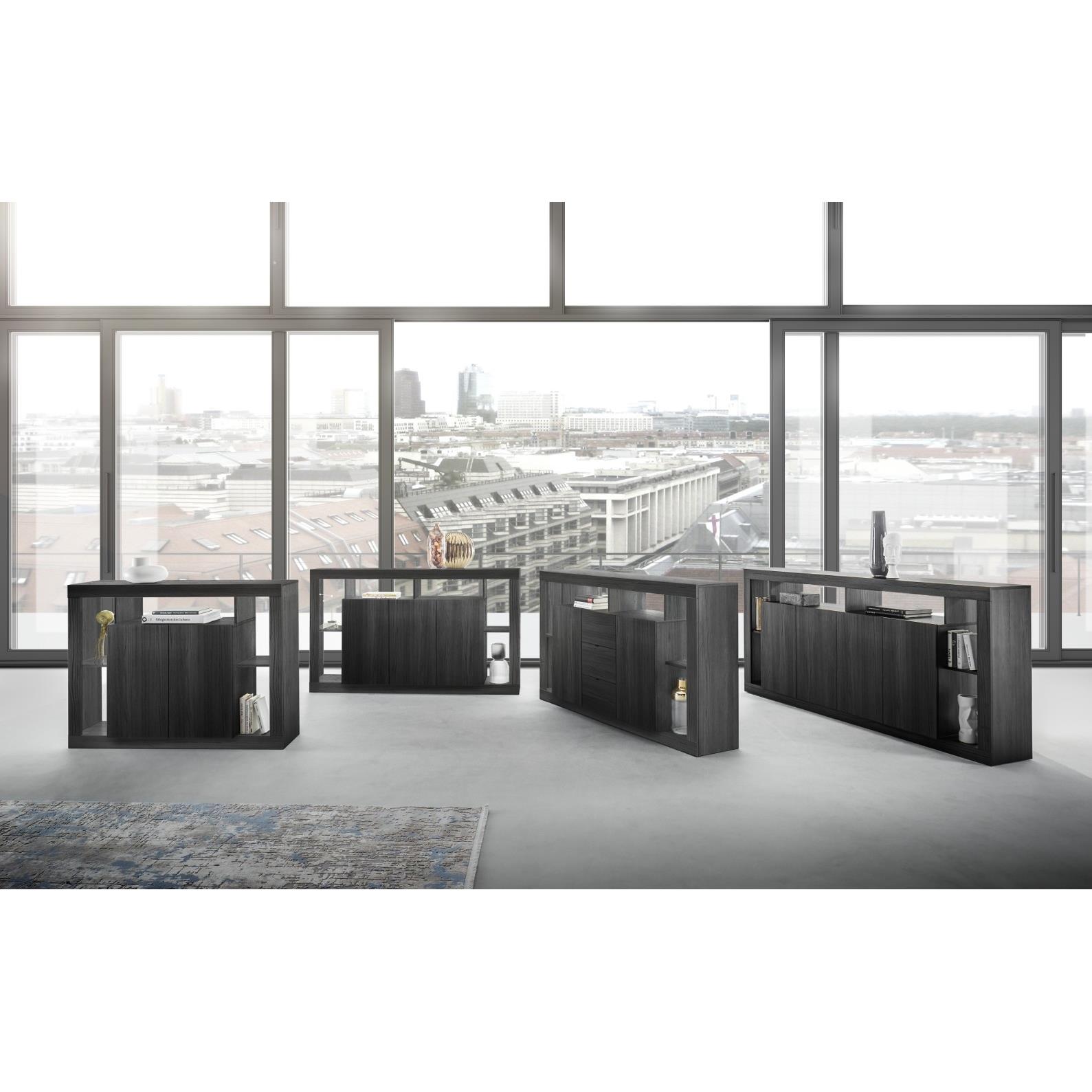 Benvenuto Design Rimini Dressoir 4-Deuren Zwart