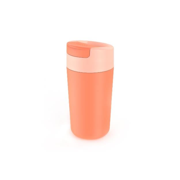Joseph Joseph - Flip Top Drinkbeker, 454 ML, Koraal - Joseph Joseph |