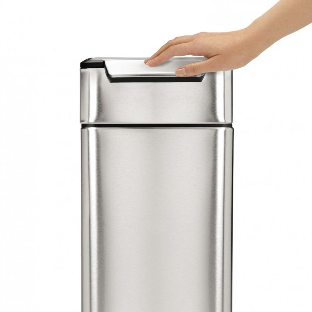 Simplehuman Slim Touch-Bar Can 40 Liter