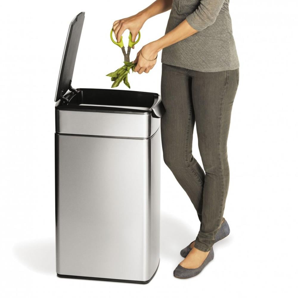 Simplehuman Slim Touch-Bar Can 40 Liter