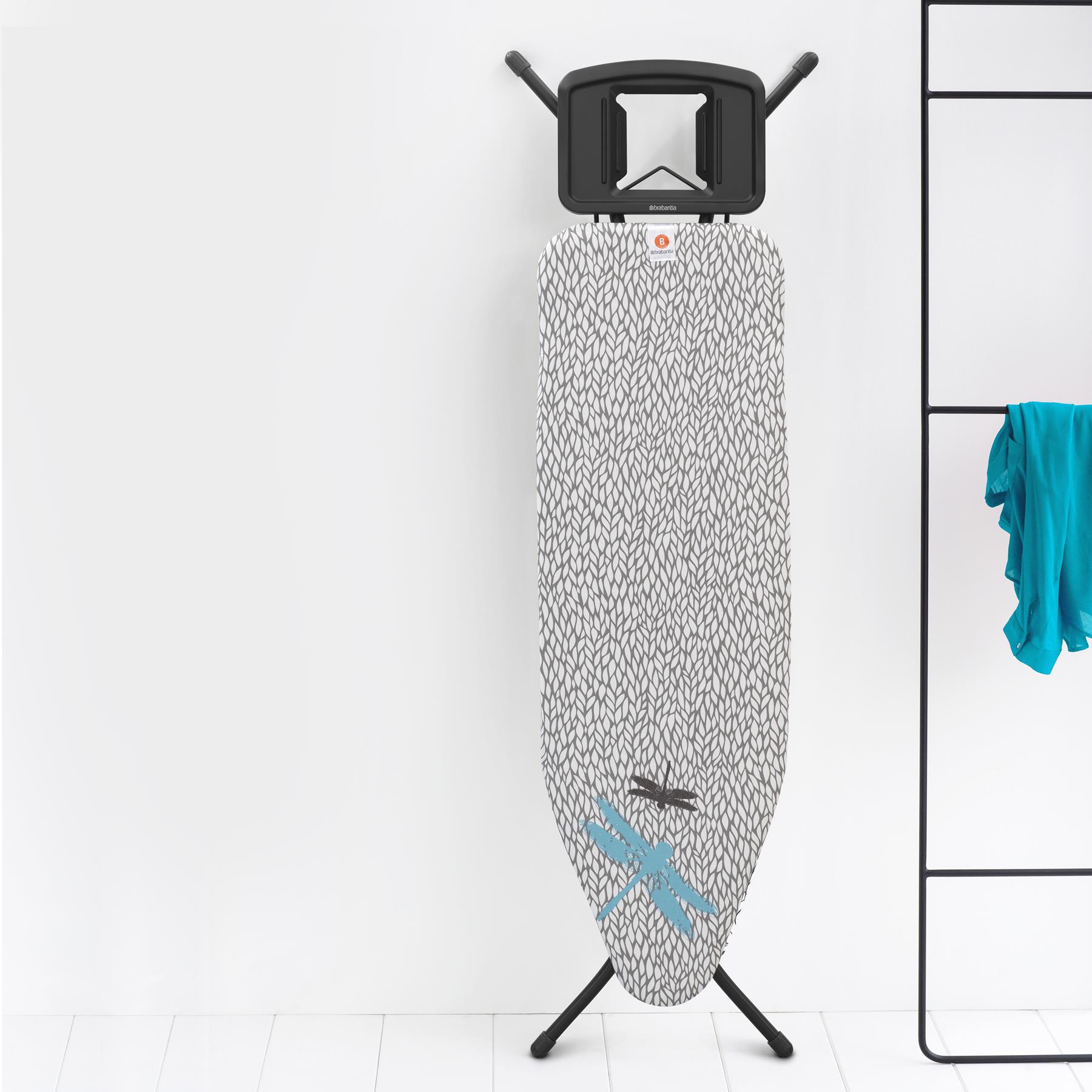 Brabantia Strijkplank met Strijkijzerhouder 124 x 38 cm