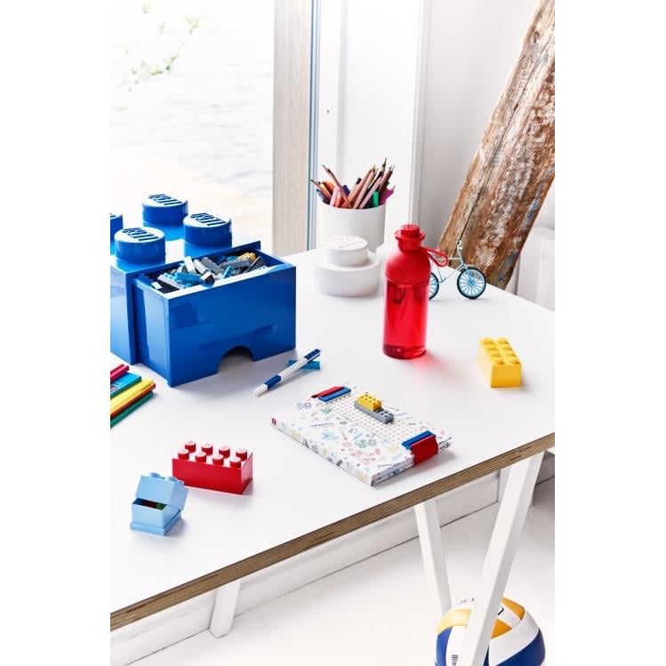 LEGO - Opberglade Brick 4, Blauw - LEGO