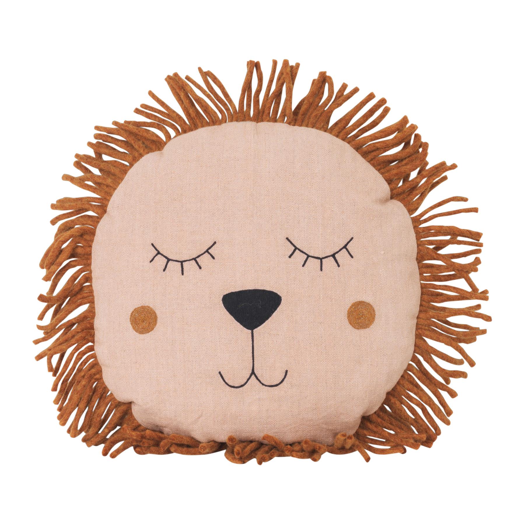 Ferm Living Kids Safari Leeuw Kussen