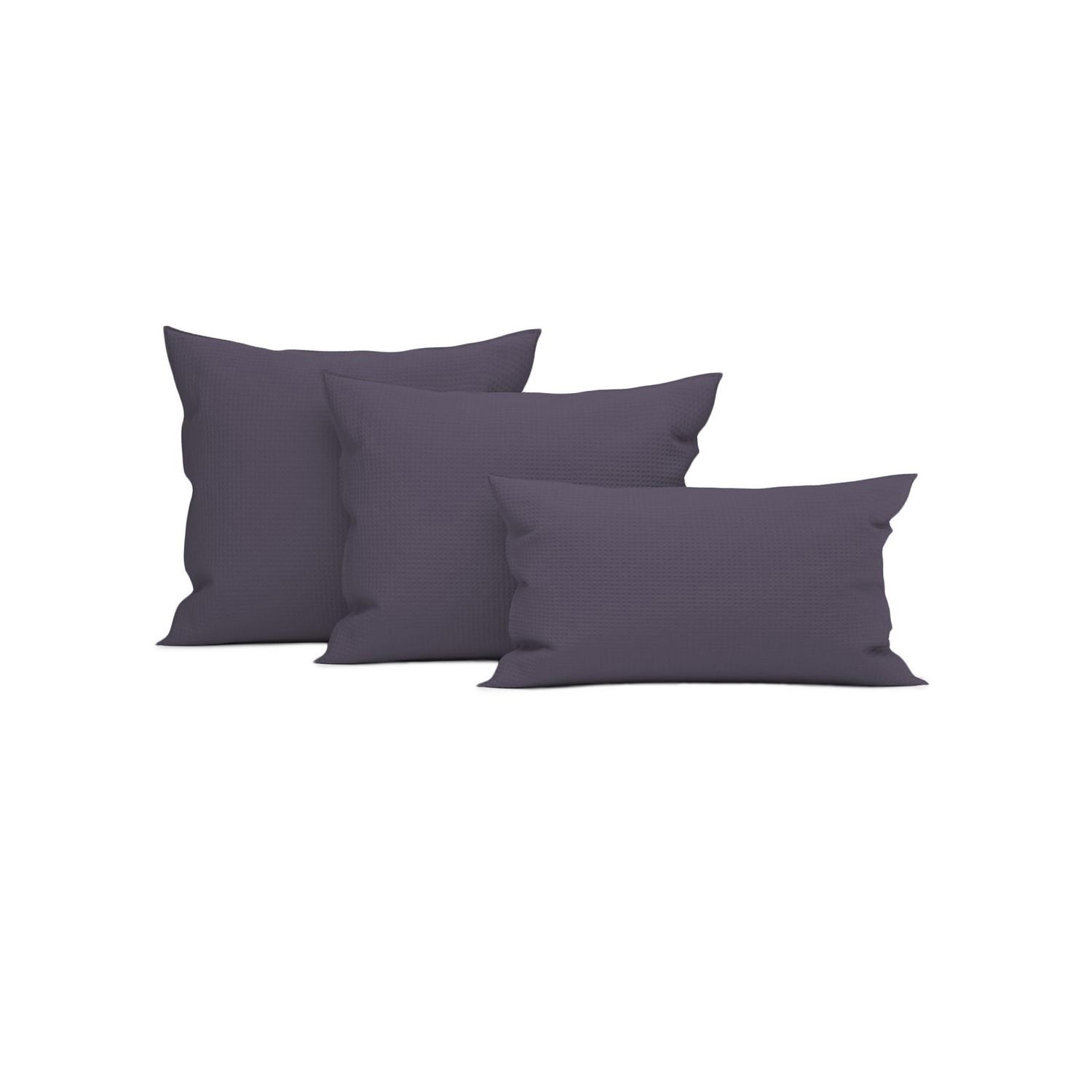 Heckett & Lane Wafel Kussensloop Katoen velvet purple
