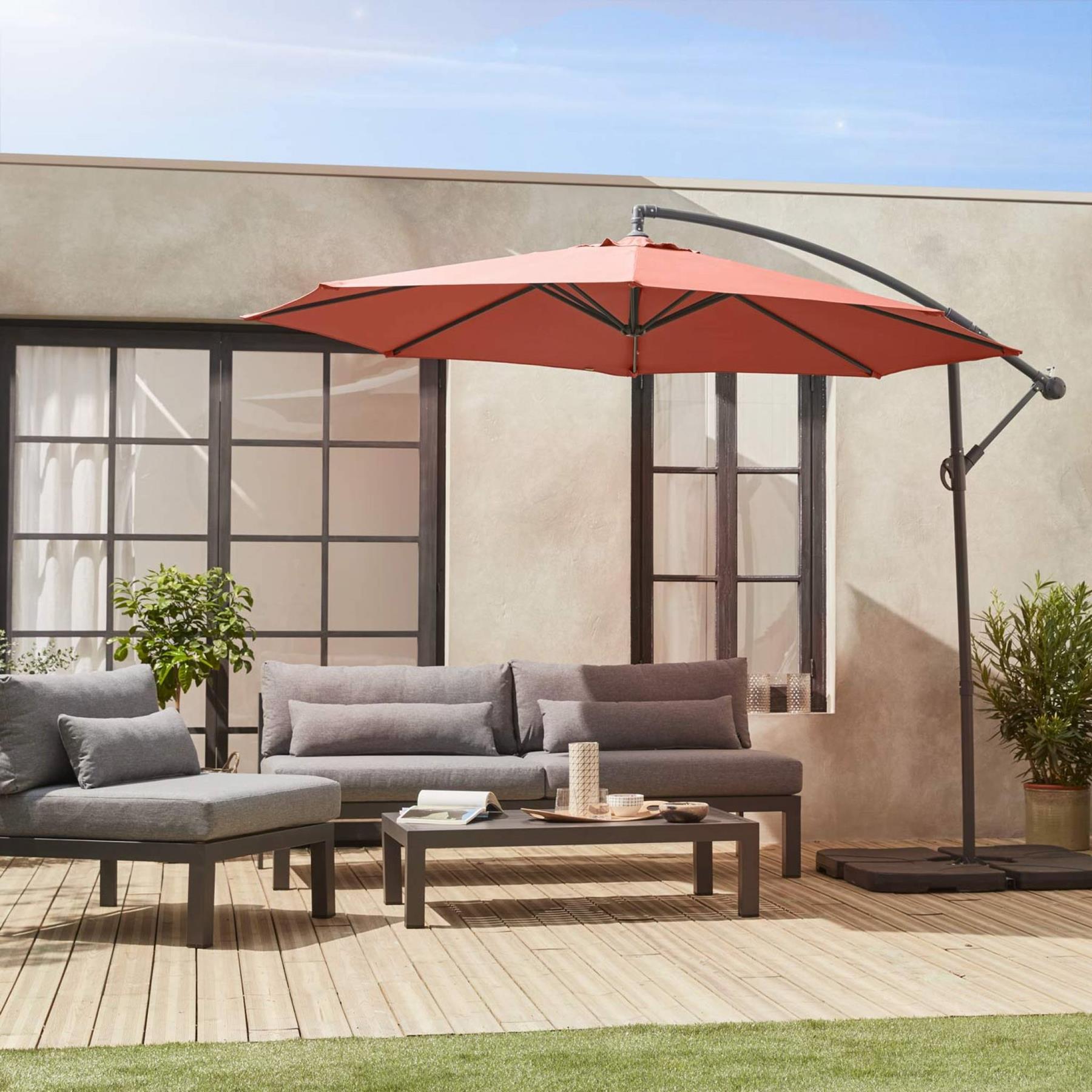 sweeek - Zweefparasol rond 350cm