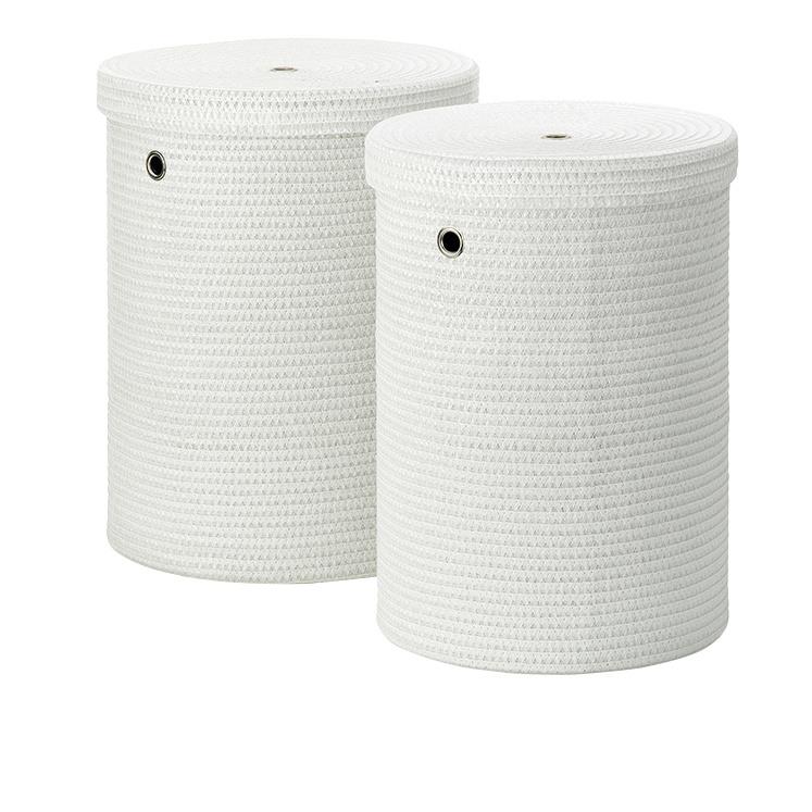Kela - Rimossa Wasmand Set van 2 Stuks - Wit - Kela
