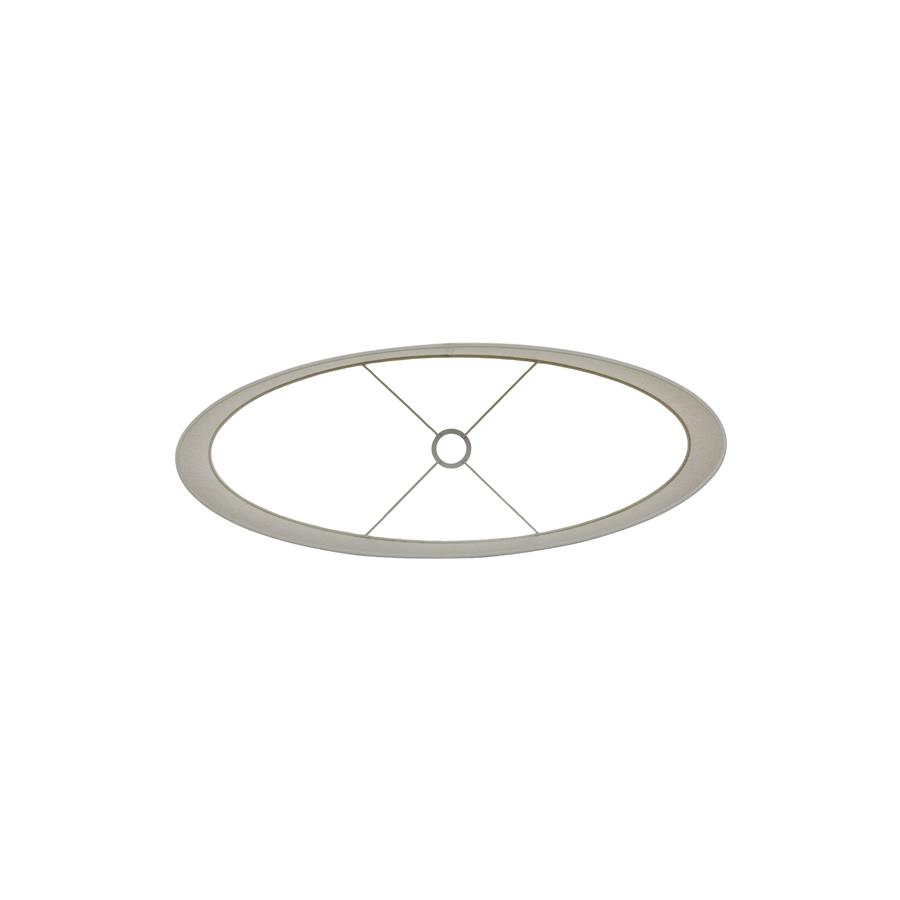 Light&living Kap ovaal recht smal 58-24-32 cm BRESKA parel wit