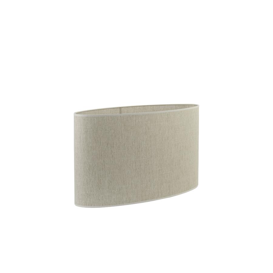 Light&living Kap ovaal recht smal 58-24-32 cm BRESKA parel wit