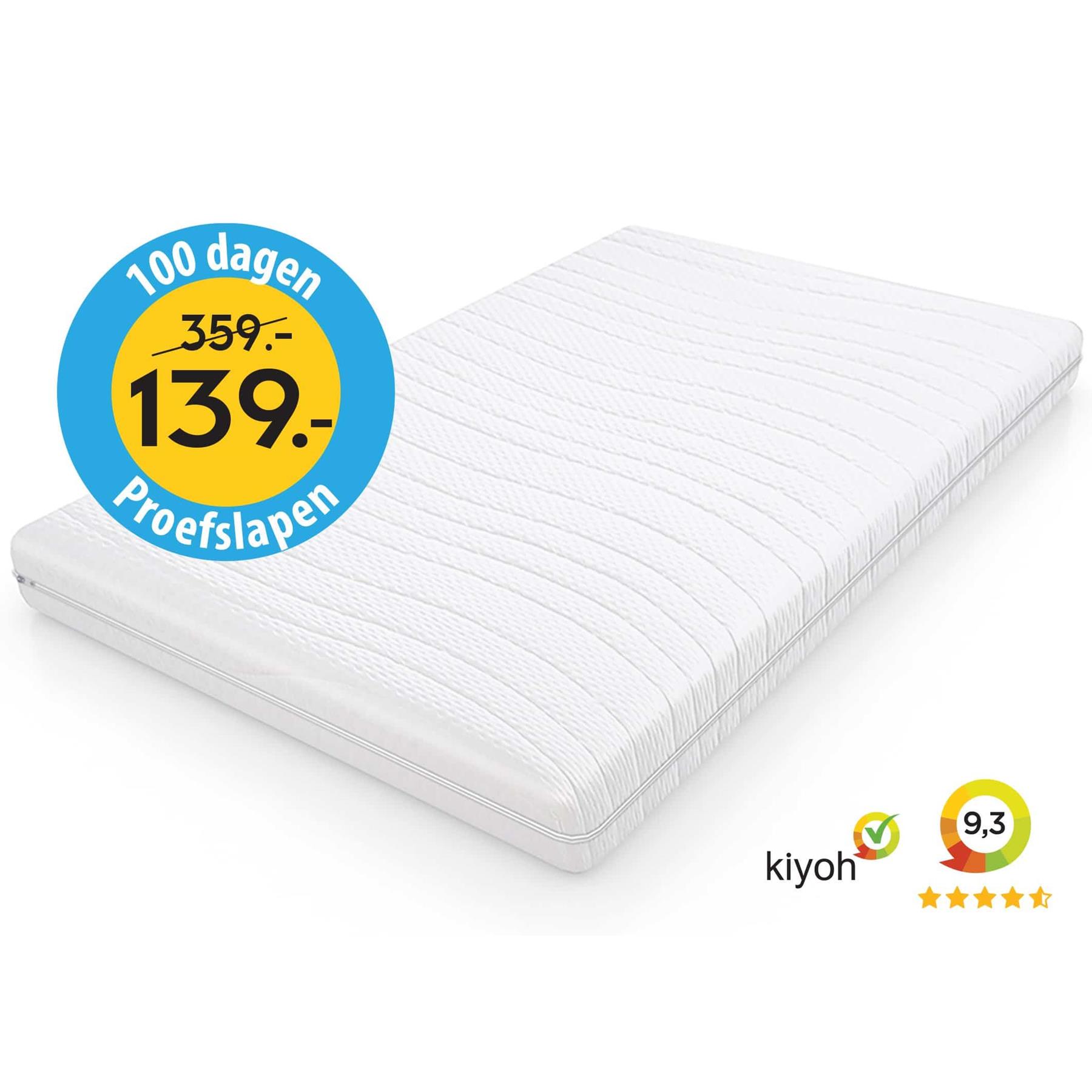 Droommatras - Pocketvering kindermatras Luna 80x200 dikte 20 cm