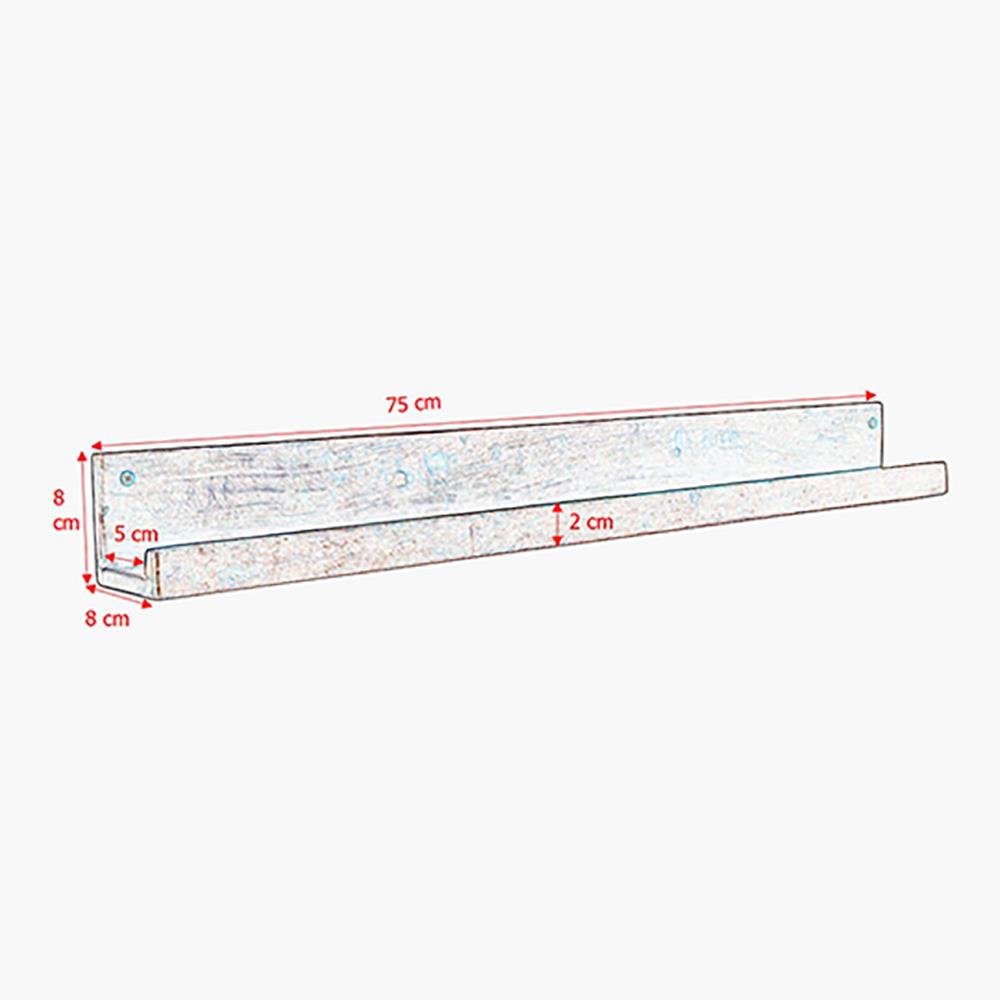 Raw Materials Elements Wandplank