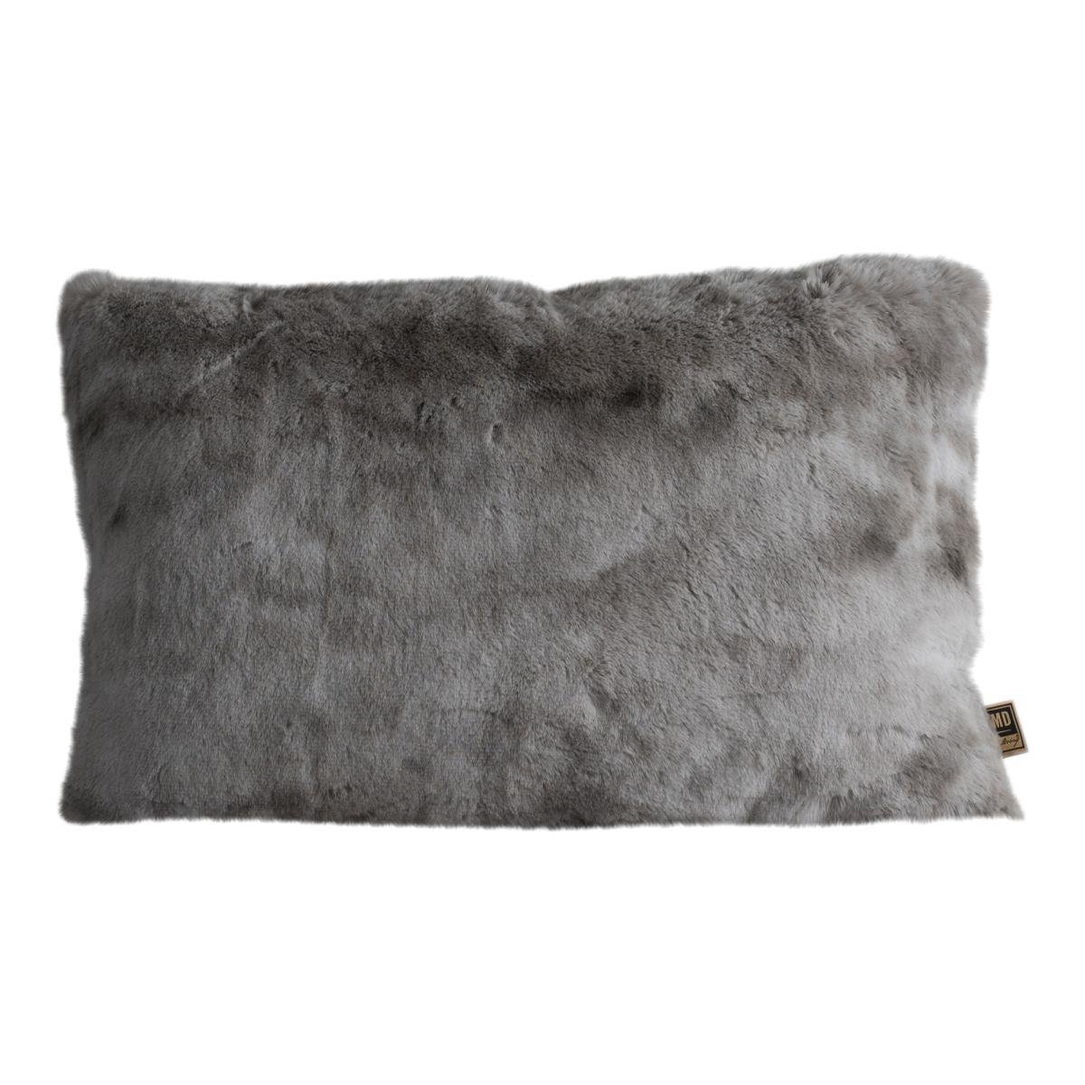 PTMD Linde Sierkussen - 40 x 10 x 60 cm - Fluweel - Grijs