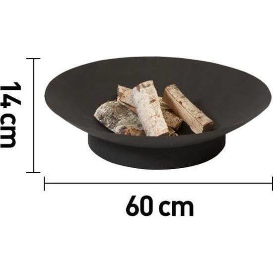 2L Home and Garden HEAT ‚Äì Classic vuurschaal √ò 60 cm Zwart
