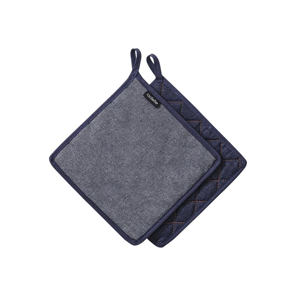 Ladelle - Pannenlappen - Denim Blue - 2 stuks - Ladelle