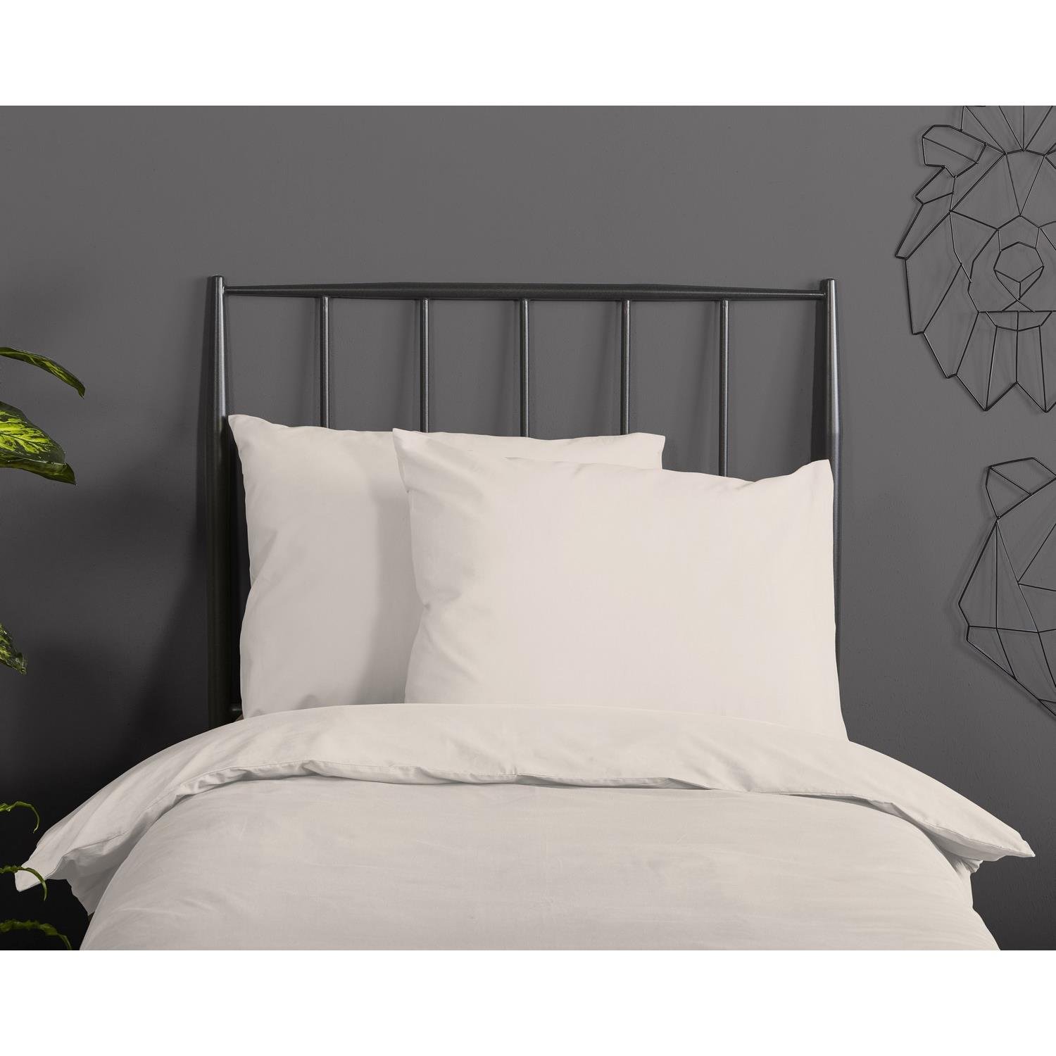 Good Morning Dekbedovertrek Uni 200x200|220 cm lichtbeige