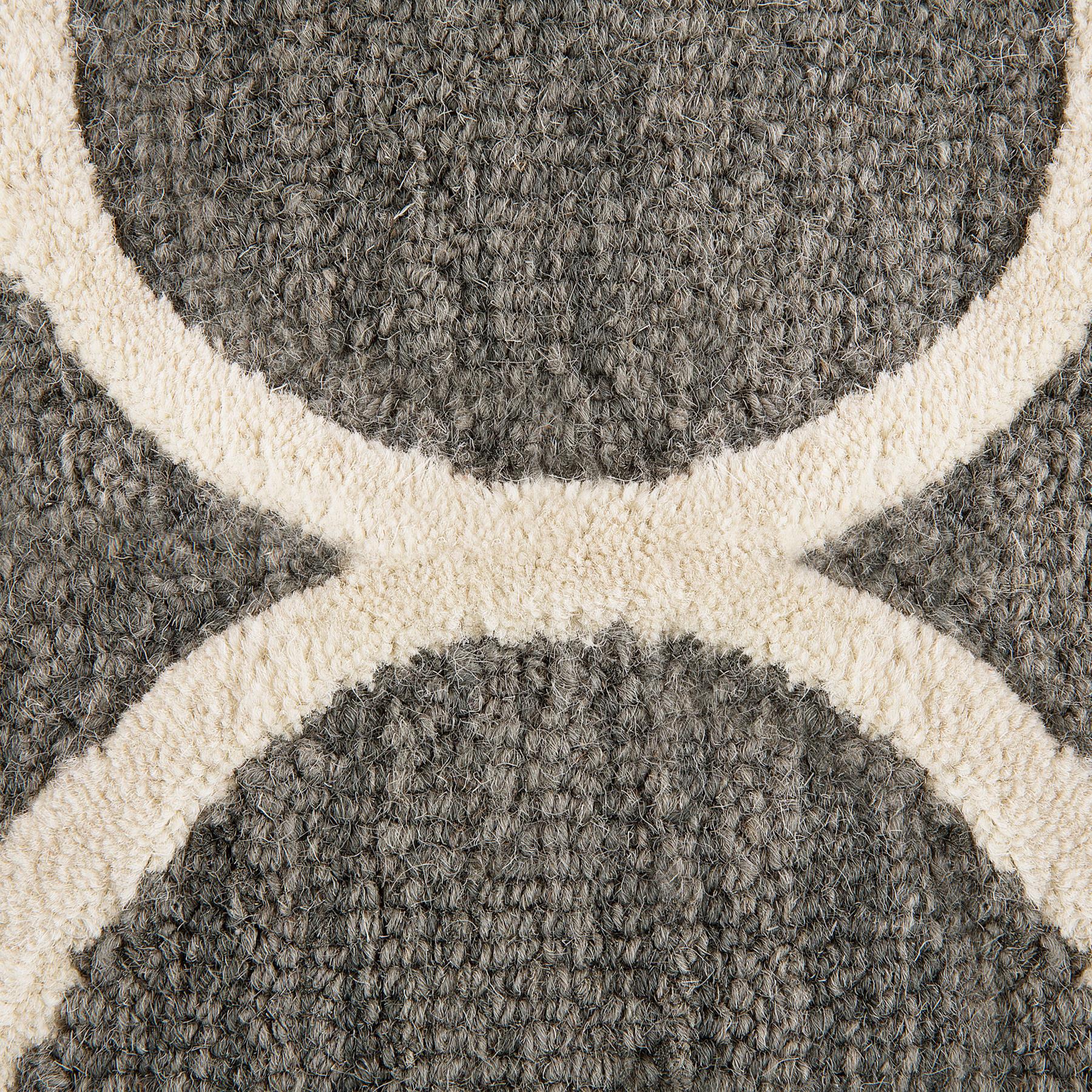 Beliani - YALOVA - Laagpolig vloerkleed - Grijs - 160 x 230 cm - Wol