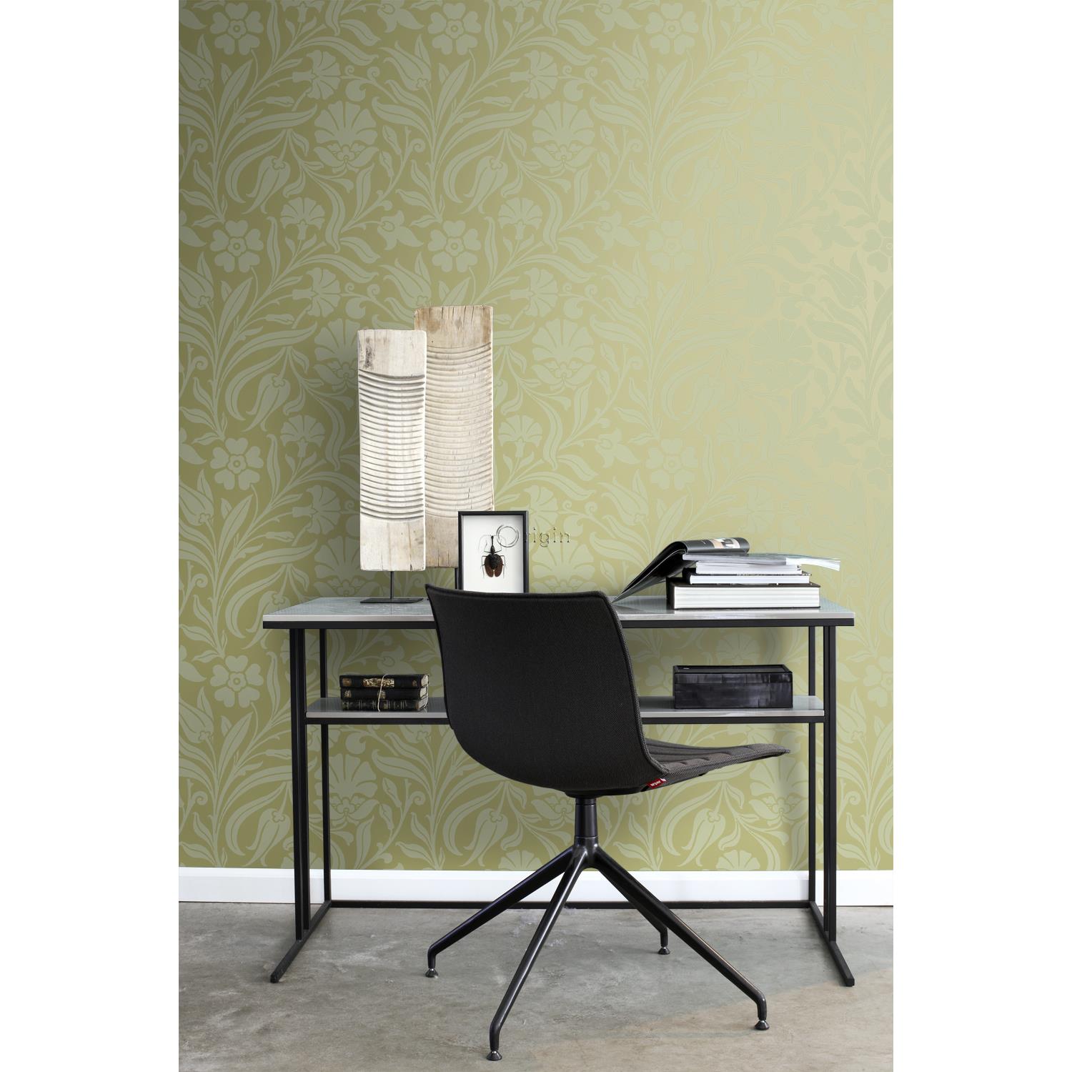 Origin Wallcoverings behang bloemen groen - 346638 - 53 cm x 10,05