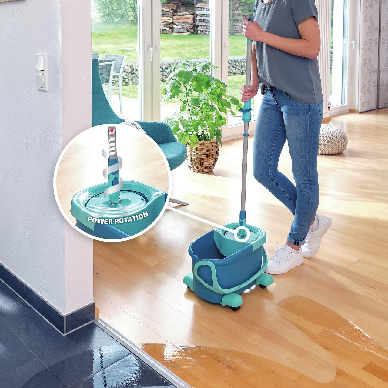 Leifheit Clean Twist Complete Dweilset met Wieltjes