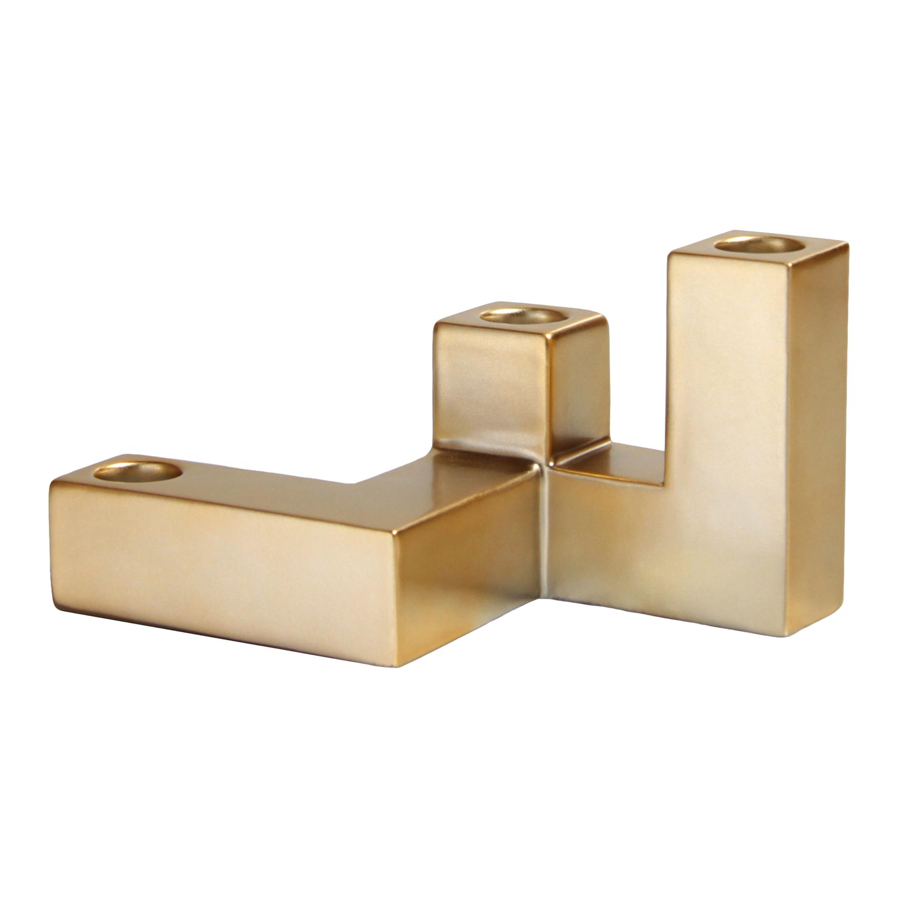 &k amsterdam Gold Tube Kandelaar - Small
