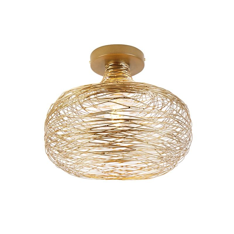 QAZQA Design plafondlamp goud staal - Sarella
