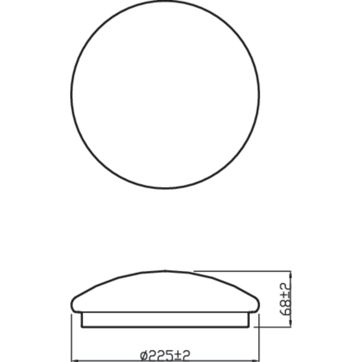 Philips Moire plafonnière - warmwit licht - klein