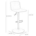 Bronx71 Industriële Barkruk Texas leer cognac 60 - 76 cm - draaibaar -