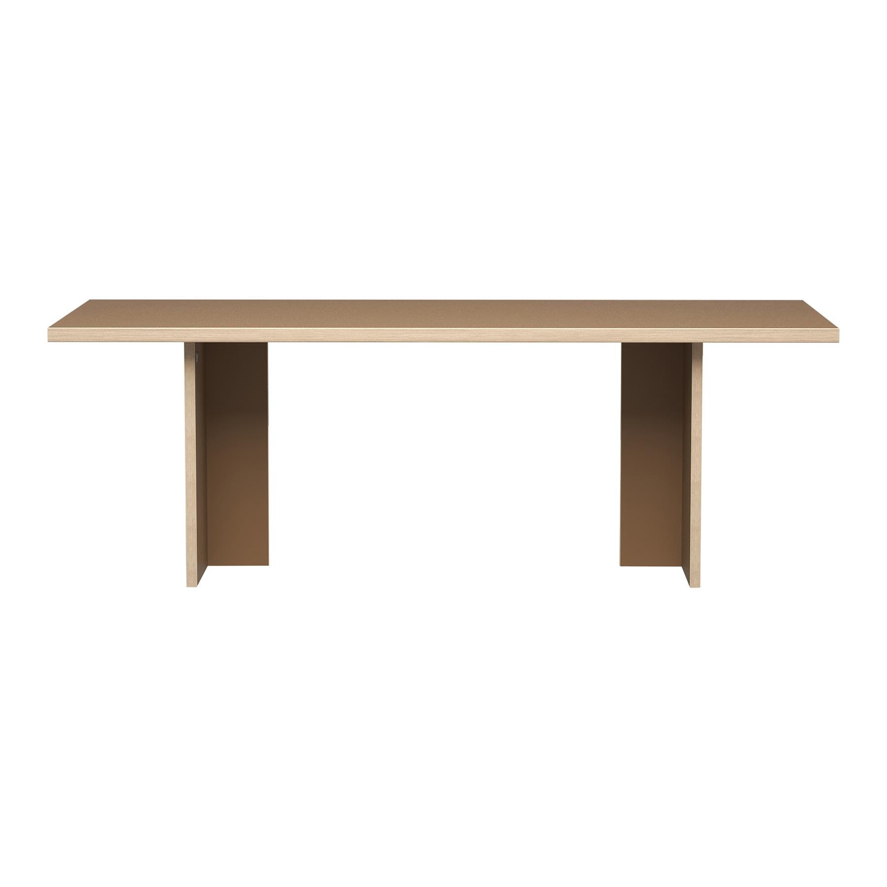 HKliving Dining Table Eettafel - 220 x 90 cm - Brown 