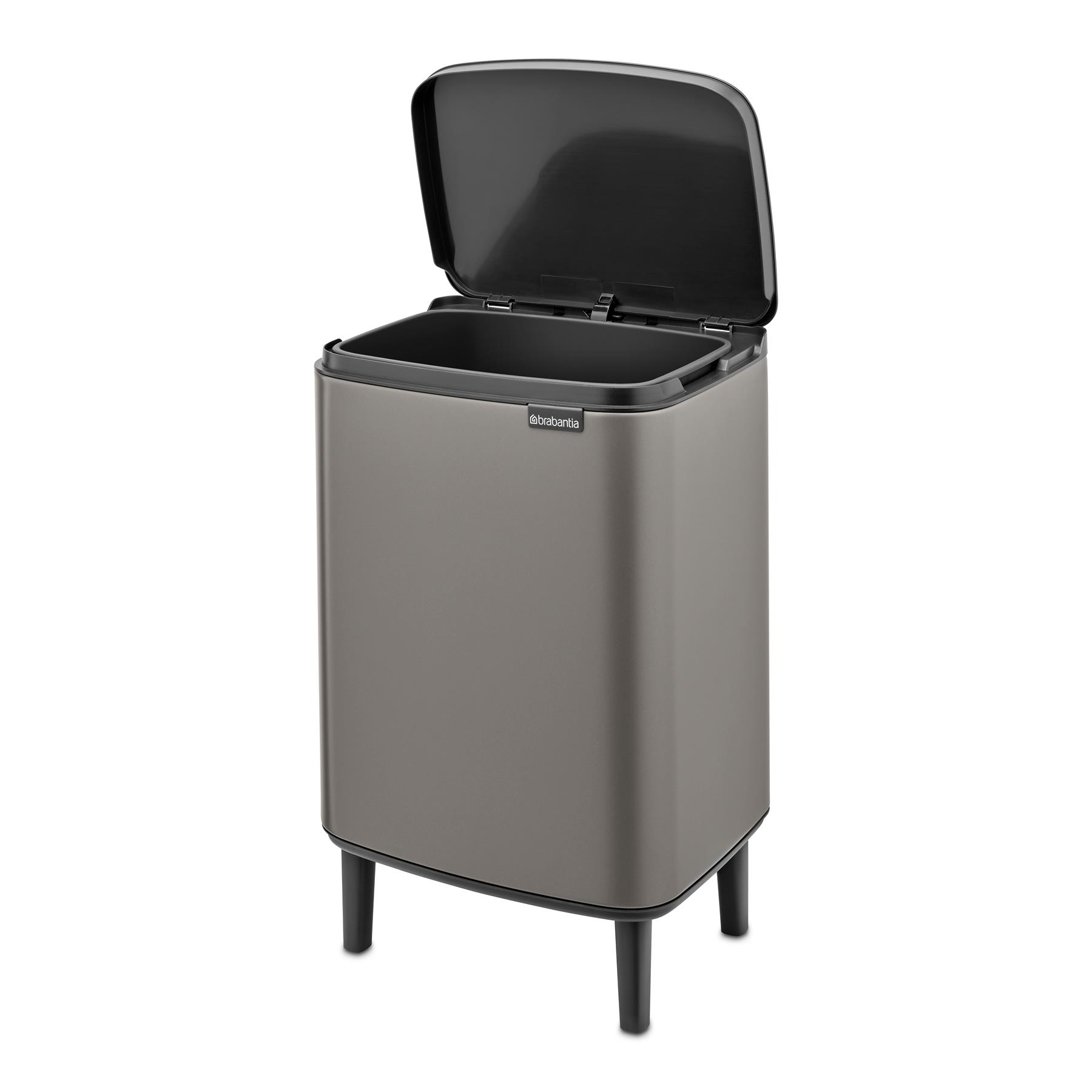 Brabantia Bo Hi Afvalemmer 12 L - Platinum