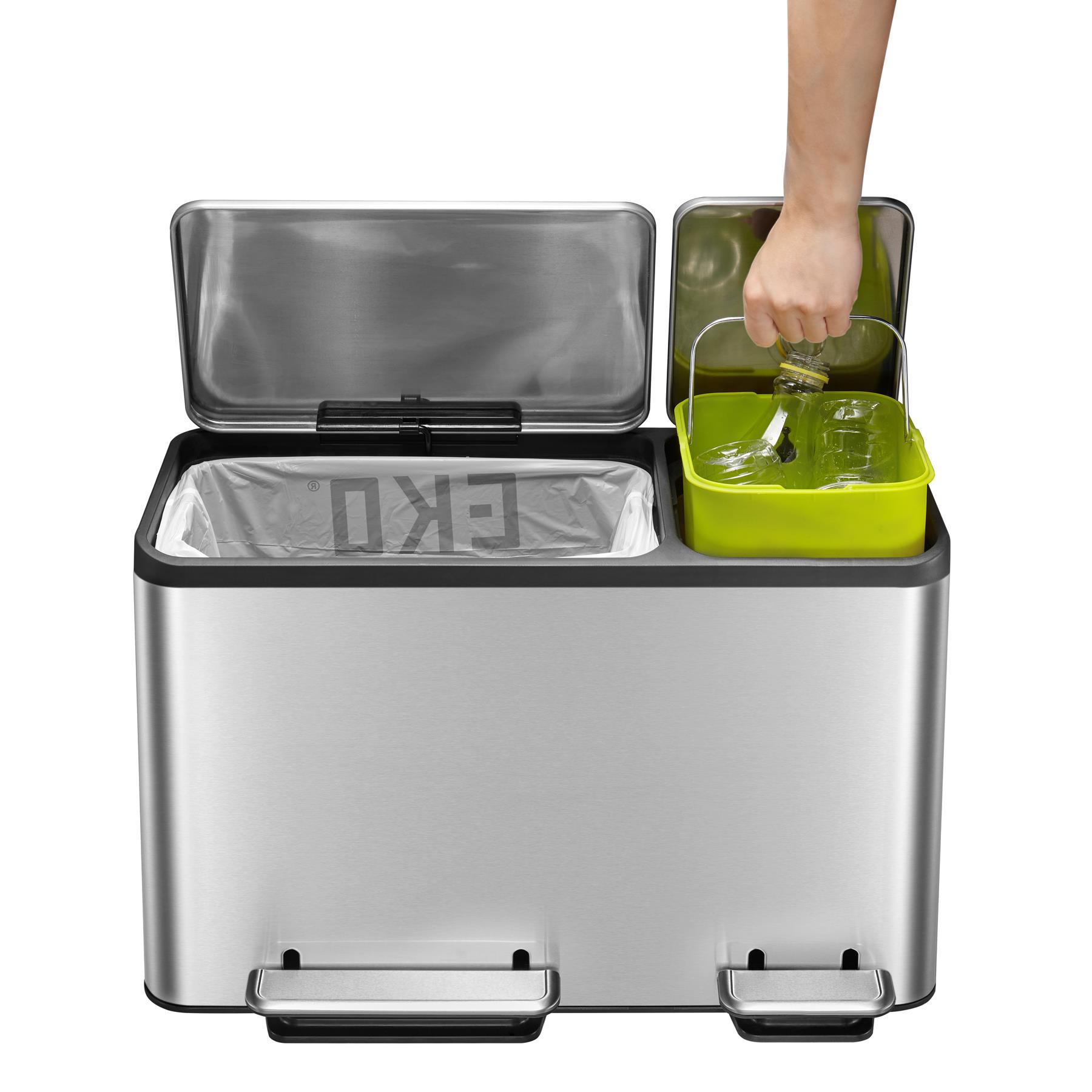 EKO EcoCasa Pedaalemmer 45 Liter (30+15 Liter)