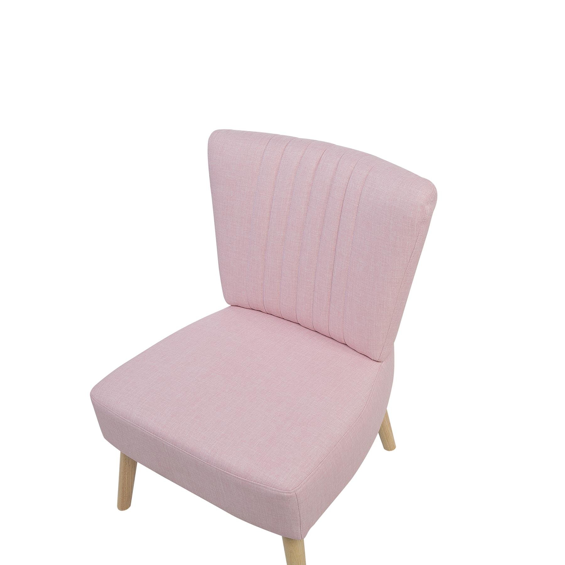 Beliani - VAASA - Fauteuil - Pastelroze - Polyester