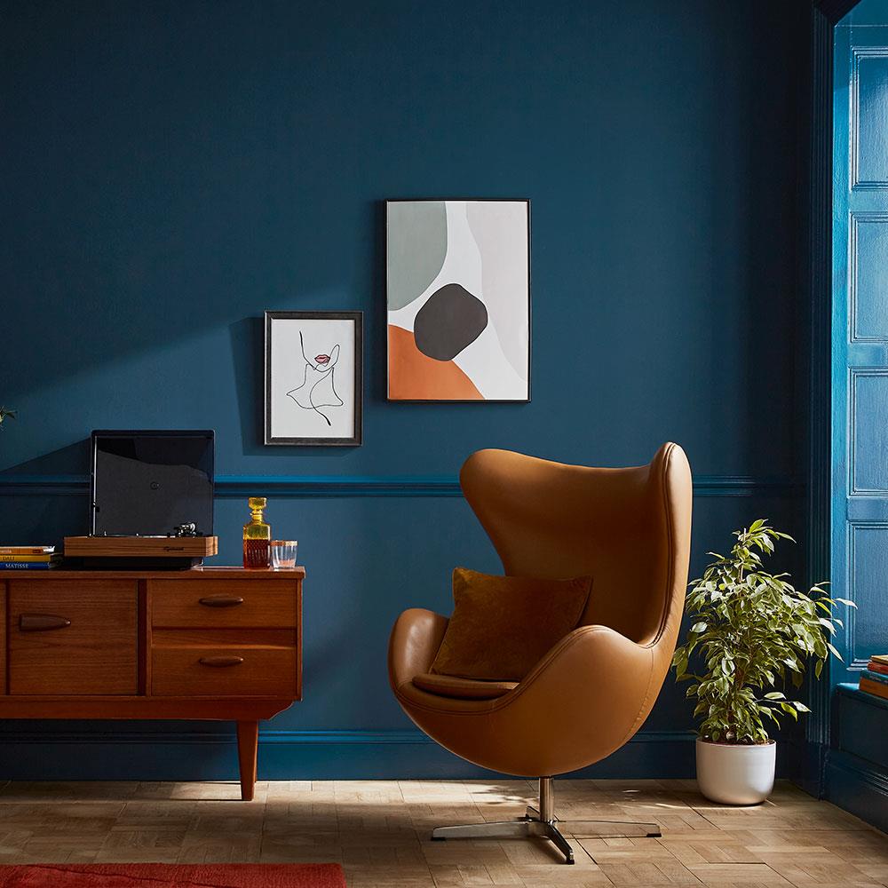 Graham & Brown Matte Muurverf Afneembaar Infinity blauw 2,5L
