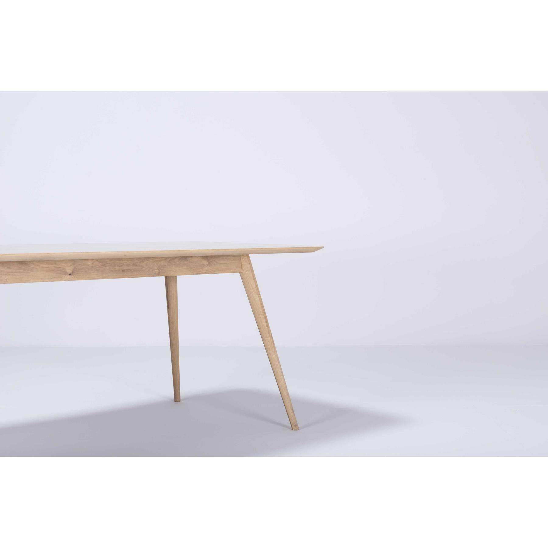 Gazzda Stafa tafel hout 220x90 whitewash