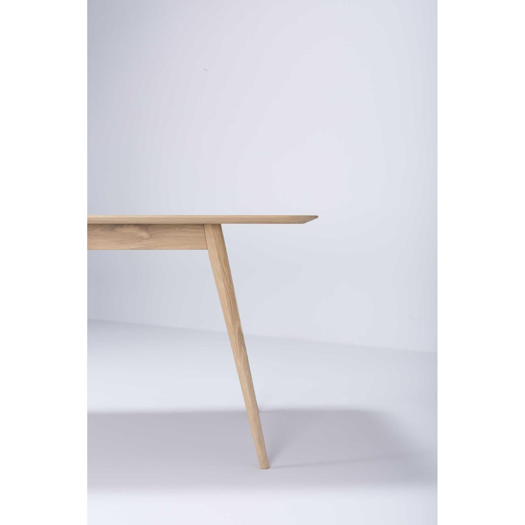 Gazzda Stafa tafel hout 220x90 whitewash
